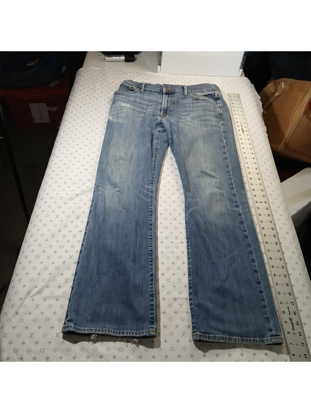 Lucky Brand Y2K Bootcut Jeans Light Wash Denim Low Rise Bottoms 32x33